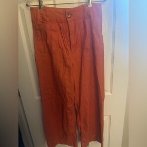 Maeve orange trousers